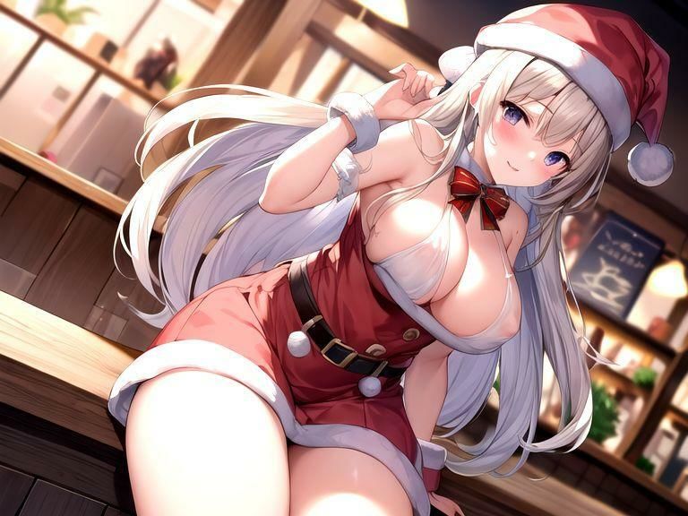 Hな恰好のウェイトレスしかいないカフェ＆バー クリスマス編 サンプル8ページ目