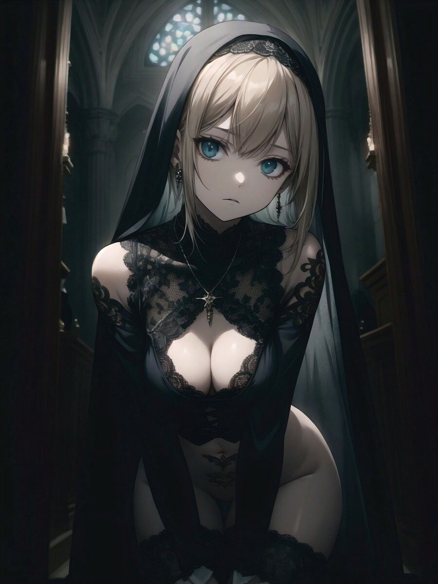 ゴシック修道女＆入墨少女（2023-11） サンプル1ページ目
