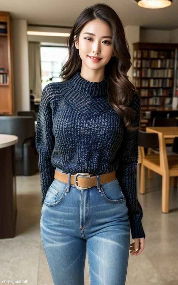 【黒髪美乳】図書館でよく見かけるエッチなOL サンプル3ページ目