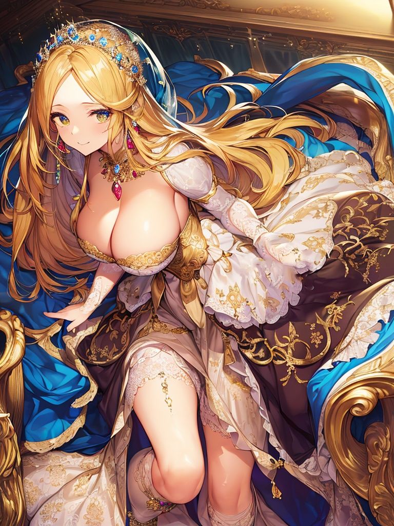 巨乳ドレス美女【妄想イラスト美女図鑑vol.36】 サンプル3ページ目