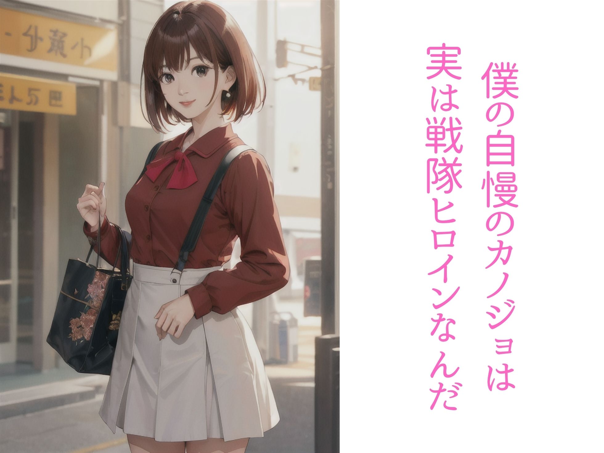 僕のカノジョは戦隊ヒーローだったのに敵の抽出液のせいでサキュバスにされてしまった サンプル1ページ目