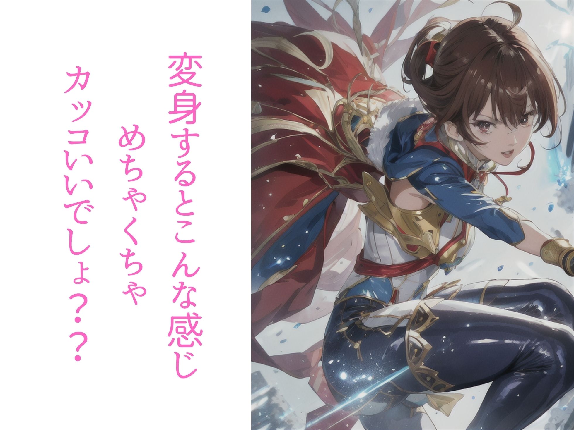 僕のカノジョは戦隊ヒーローだったのに敵の抽出液のせいでサキュバスにされてしまった サンプル2ページ目