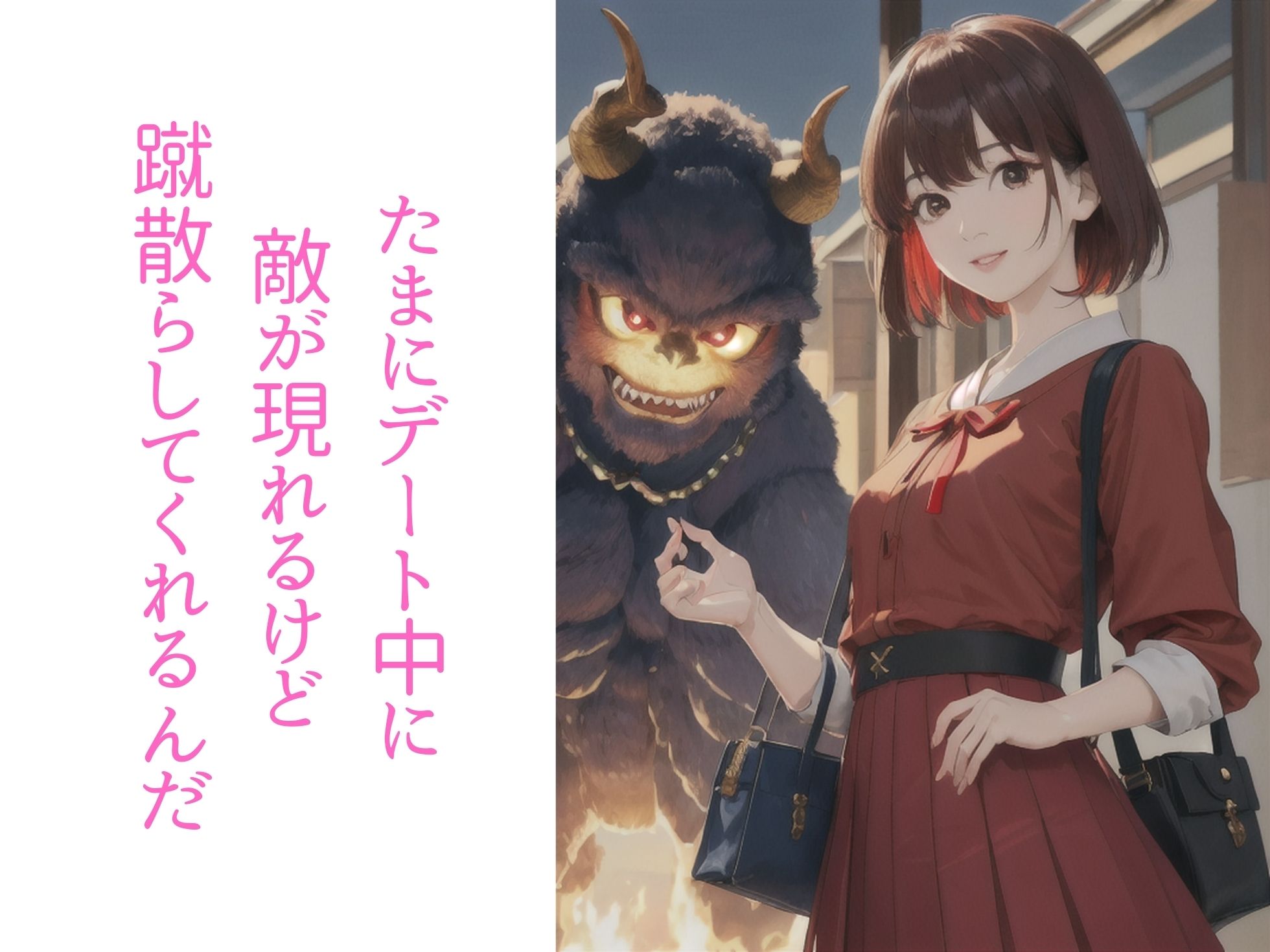 僕のカノジョは戦隊ヒーローだったのに敵の抽出液のせいでサキュバスにされてしまった サンプル3ページ目