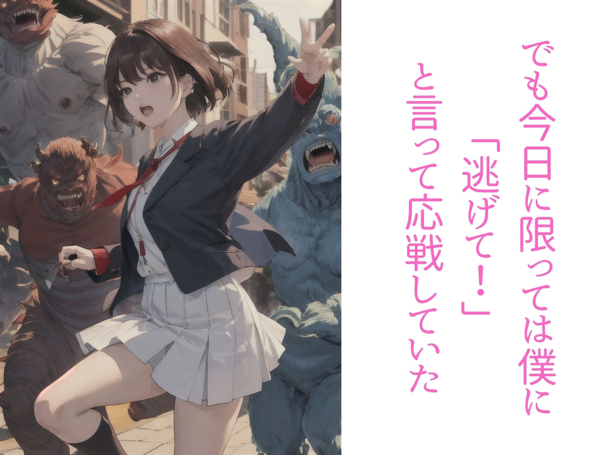 僕のカノジョは戦隊ヒーローだったのに敵の抽出液のせいでサキュバスにされてしまった サンプル4ページ目