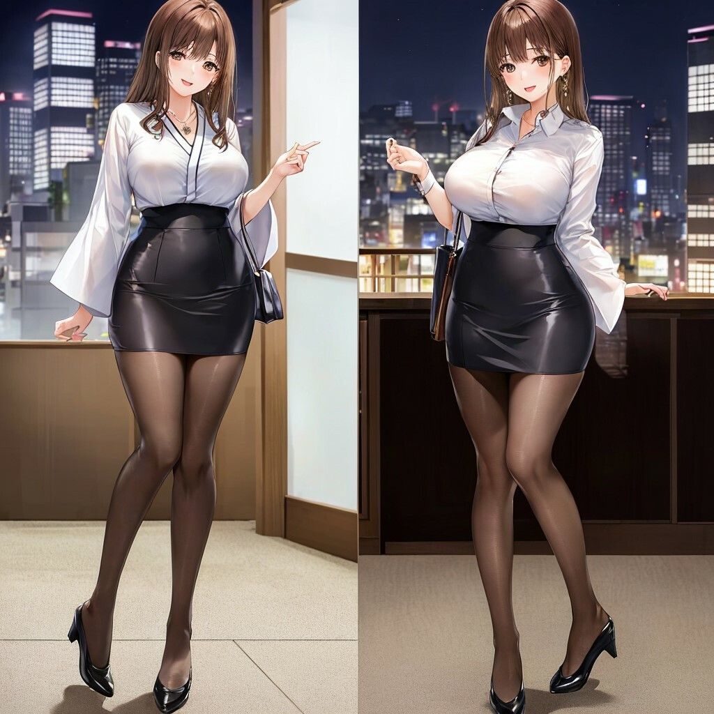 巨乳とパンストのコラボ サンプル6ページ目