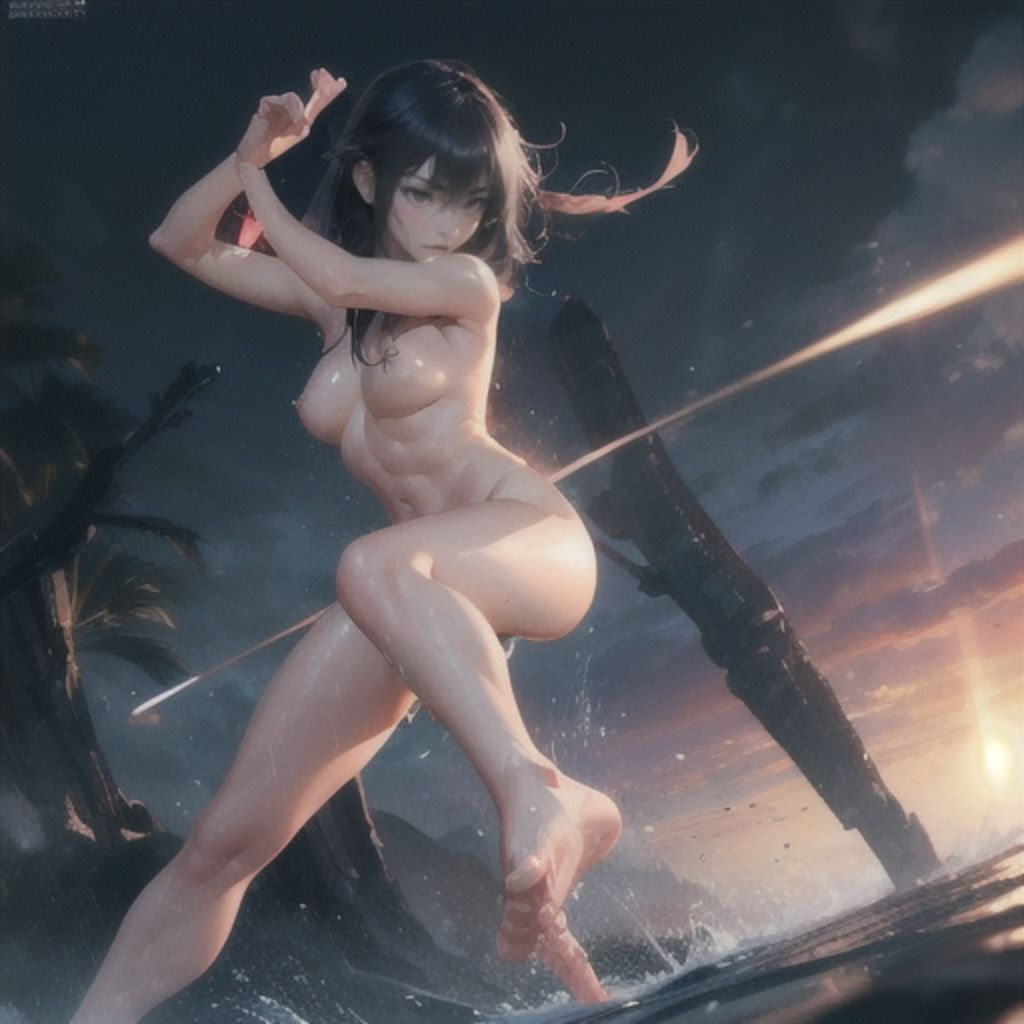 ストリートファイトガール「私よりエロい娘に会いに行く」 全裸編4 サンプル9ページ目
