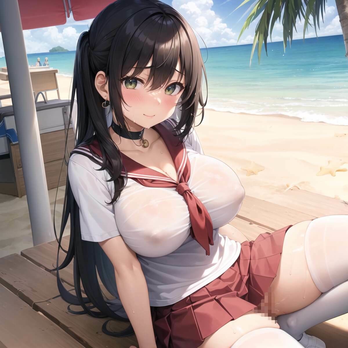美少女漂流記〜無人島でJK達と中出しエッチ性活〜 サンプル6ページ目