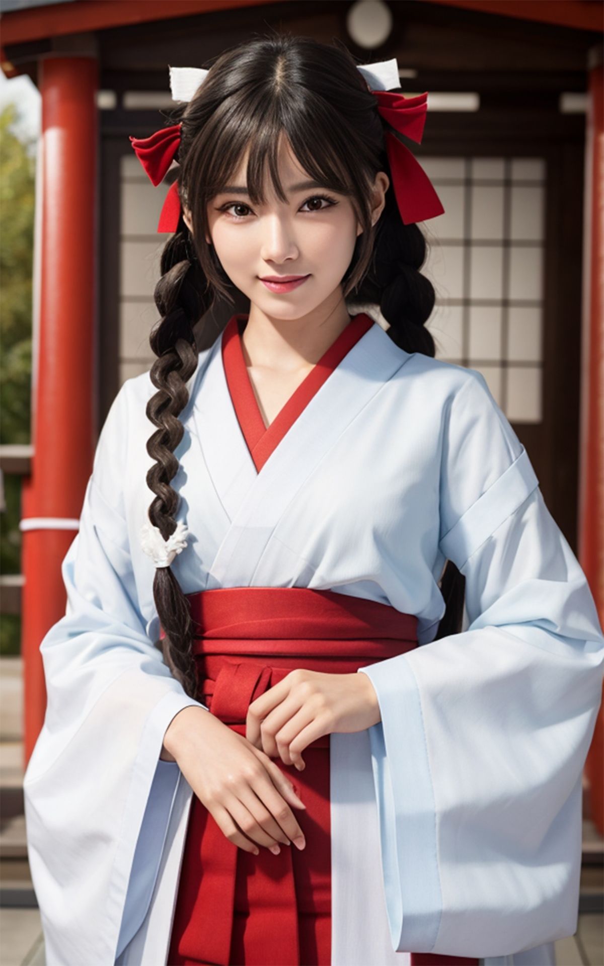 2024年迎春！！初詣で美少女処女巫女さんに願掛け＆大量ザ〇メンぶっ掛け！ごっくん！！ サンプル2ページ目