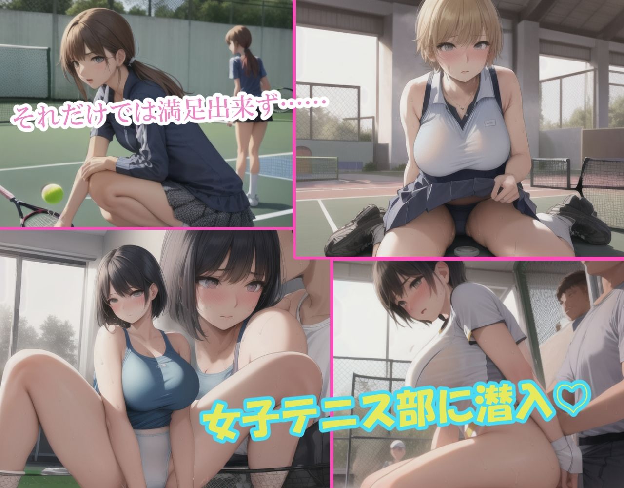催●アプリで好き放題〜テニス部潜入編〜 サンプル2ページ目