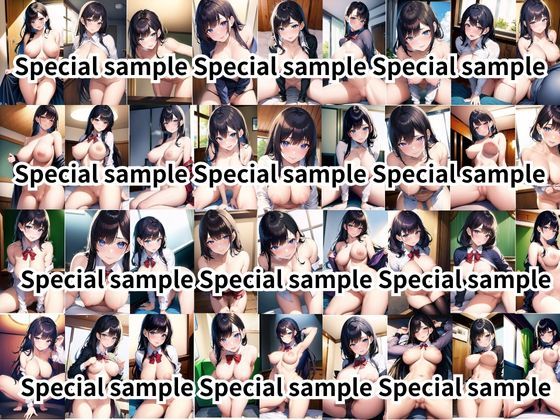 女子校生のおっぱい丸出しと汁だくおまんこ丸見えJK写真集 1巻 200ページ サンプル1ページ目