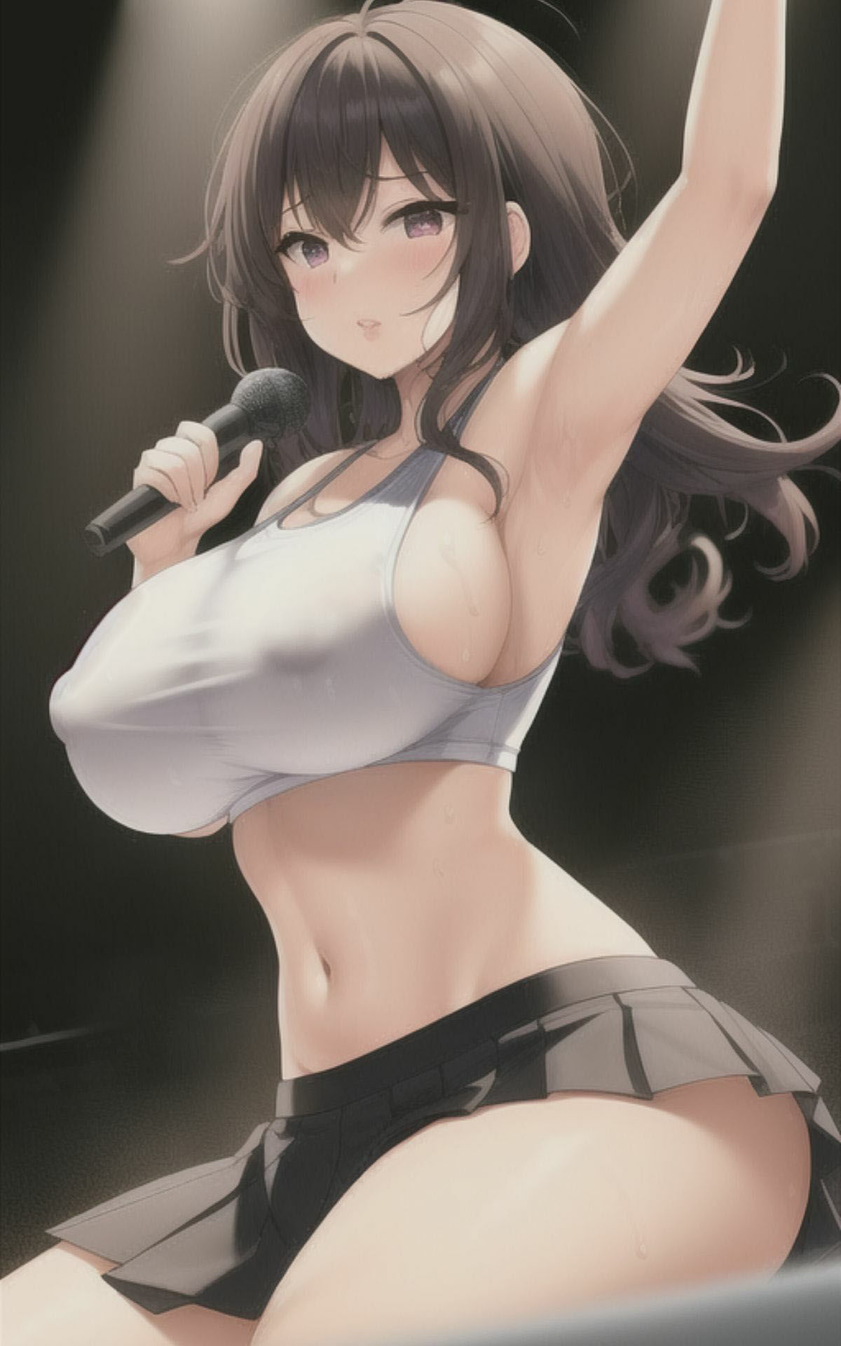 AI美女イラストvol.37愛欲の歌声エッチなボーカリスト サンプル5ページ目