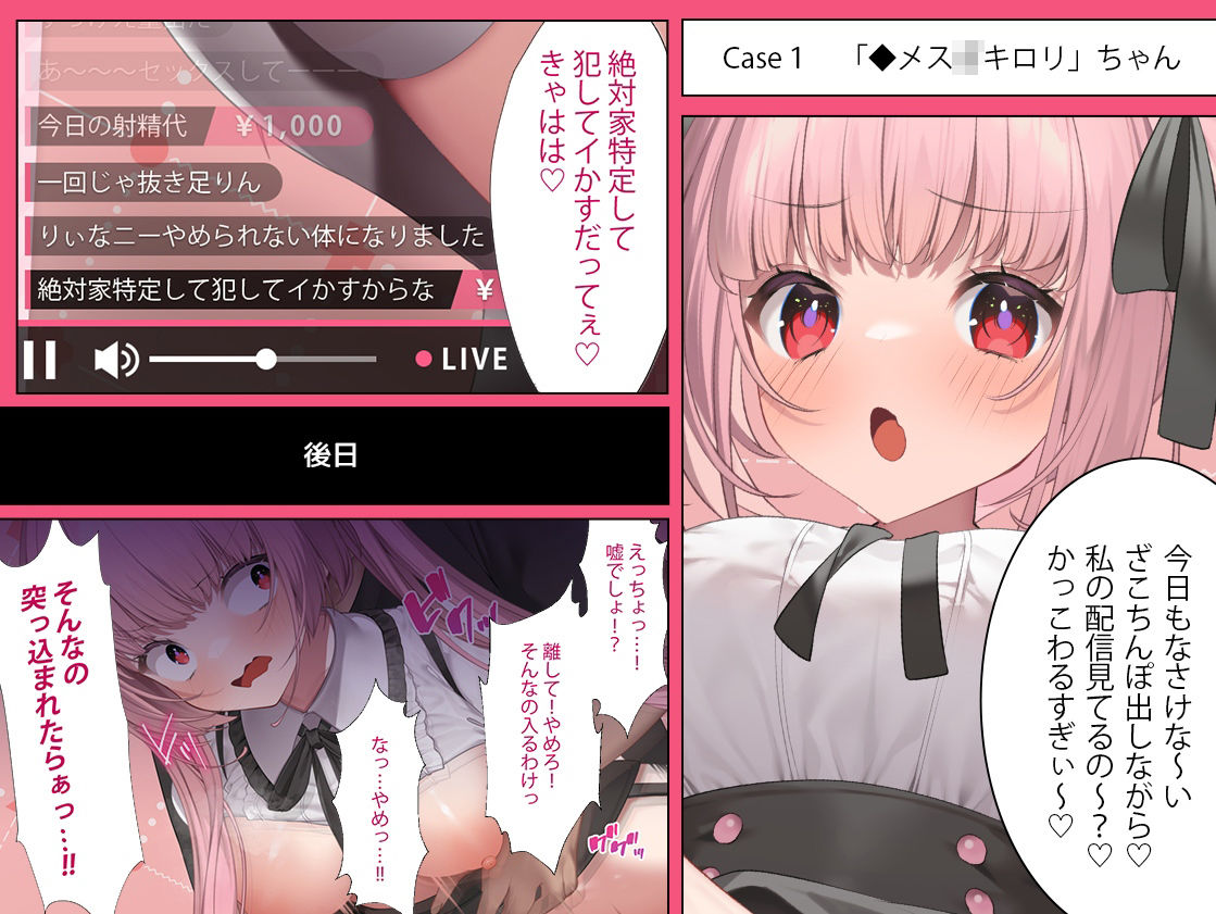 【40分以上の動画＋CG集】配信者のオシゴト【Live2Dアニメーション動画×音声入り】 サンプル1ページ目