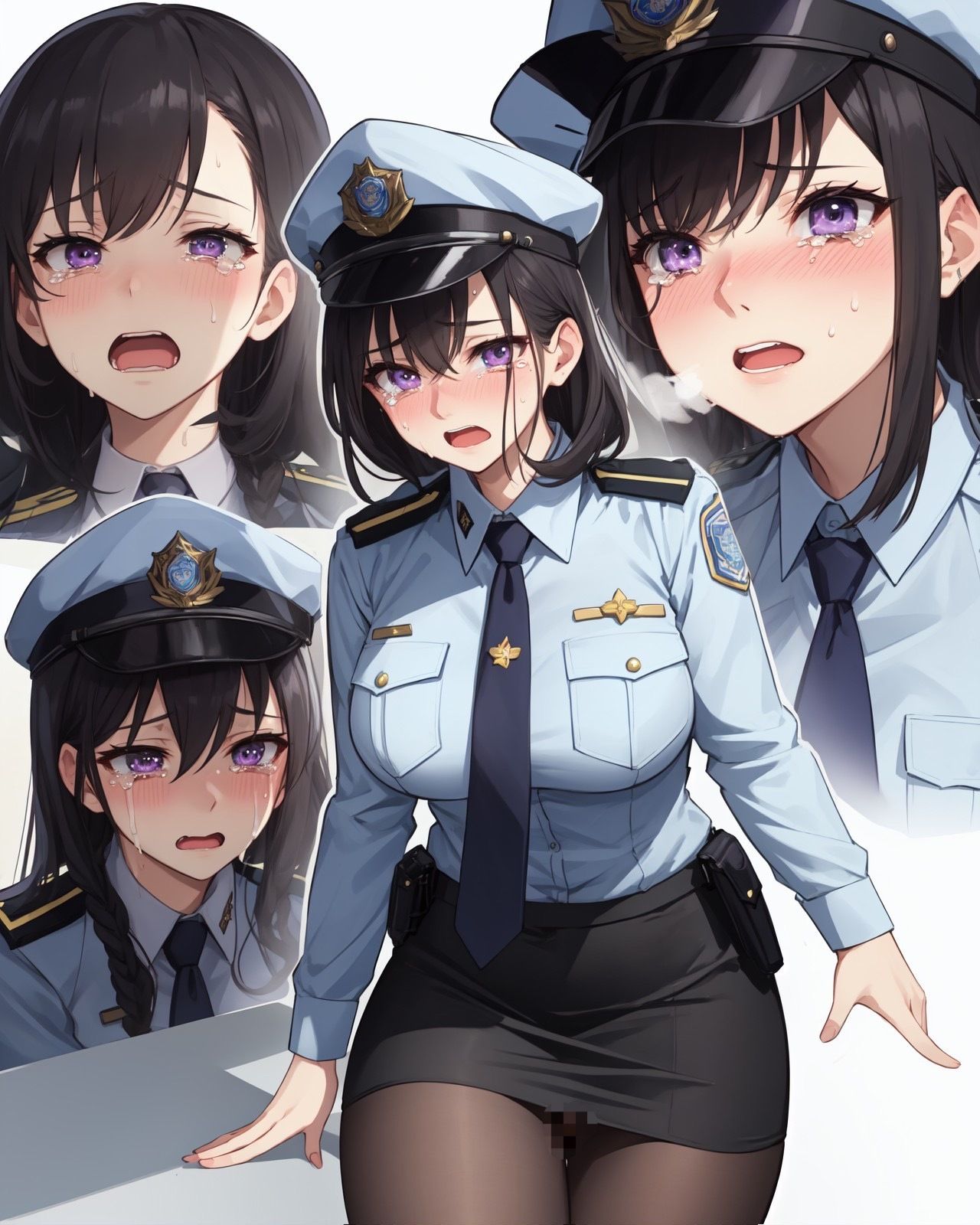 巨乳女警官が意外に激しすぎた件について サンプル4ページ目
