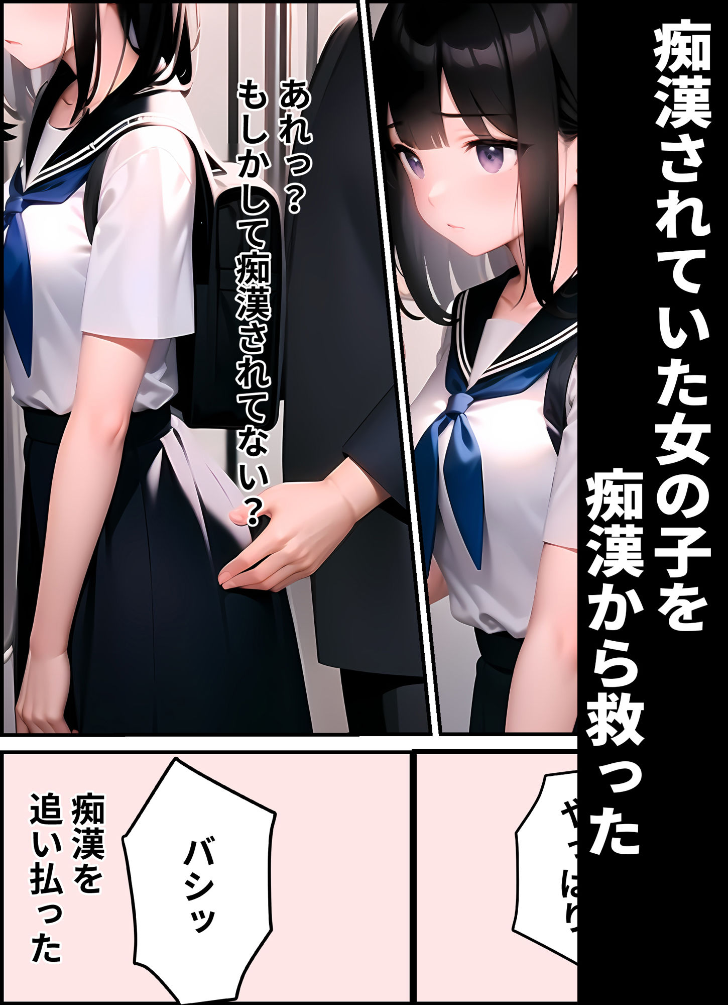 彼女が痴●に寝取られた サンプル1ページ目