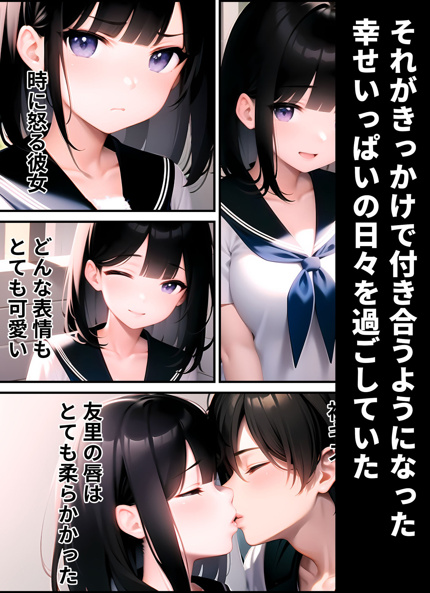 彼女が痴●に寝取られた サンプル2ページ目