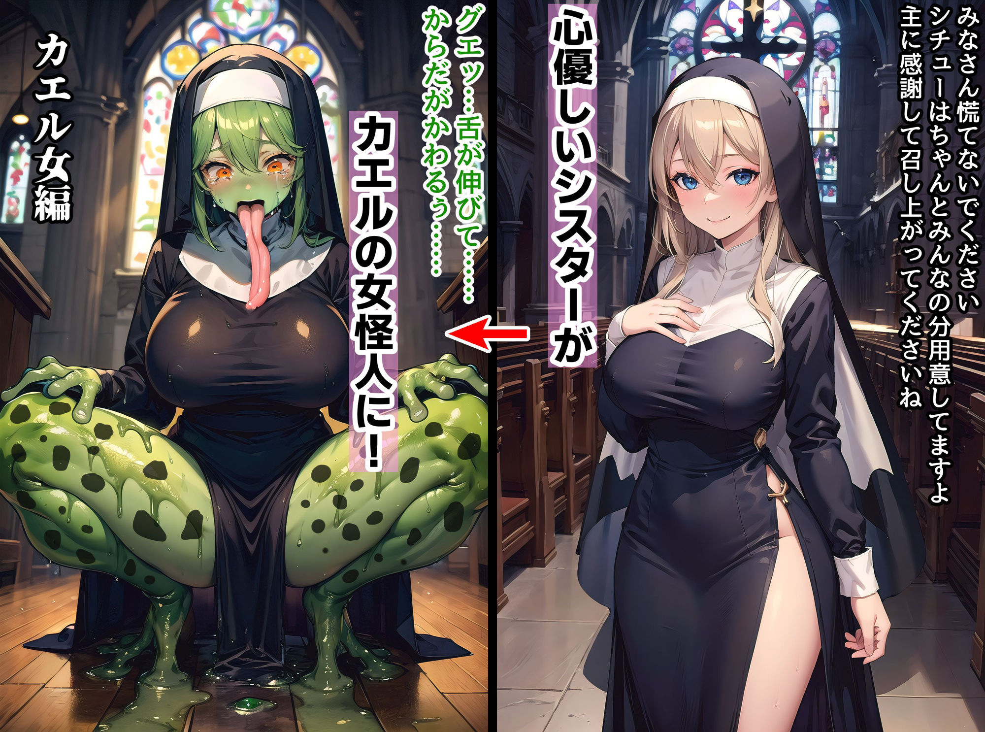 女怪人犠牲者録〜旧人類よ変異せよ〜 サンプル2ページ目