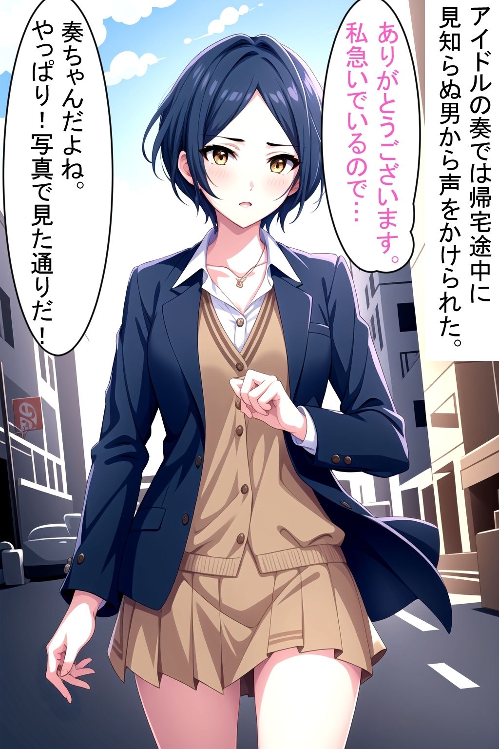 堕ちるアイドル サンプル1ページ目
