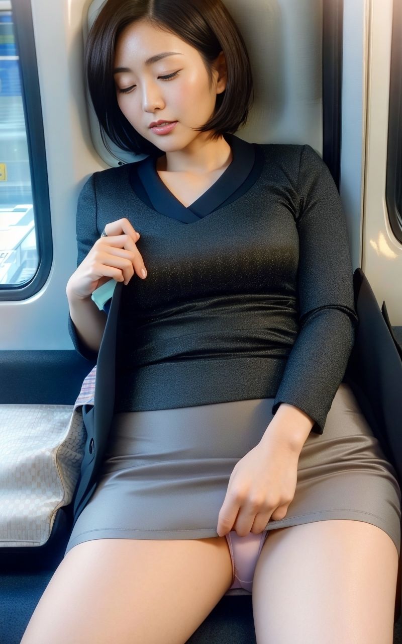 電車内パンチラ サンプル4ページ目