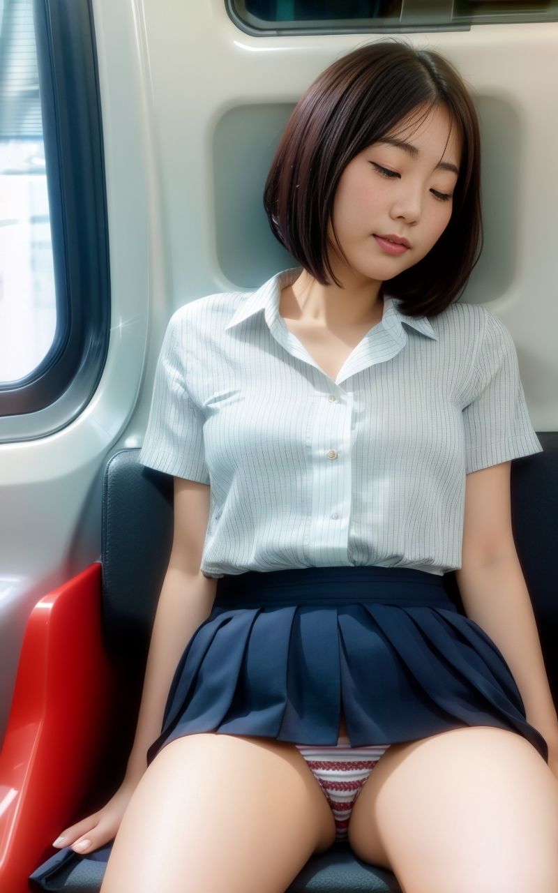 電車内パンチラ サンプル8ページ目