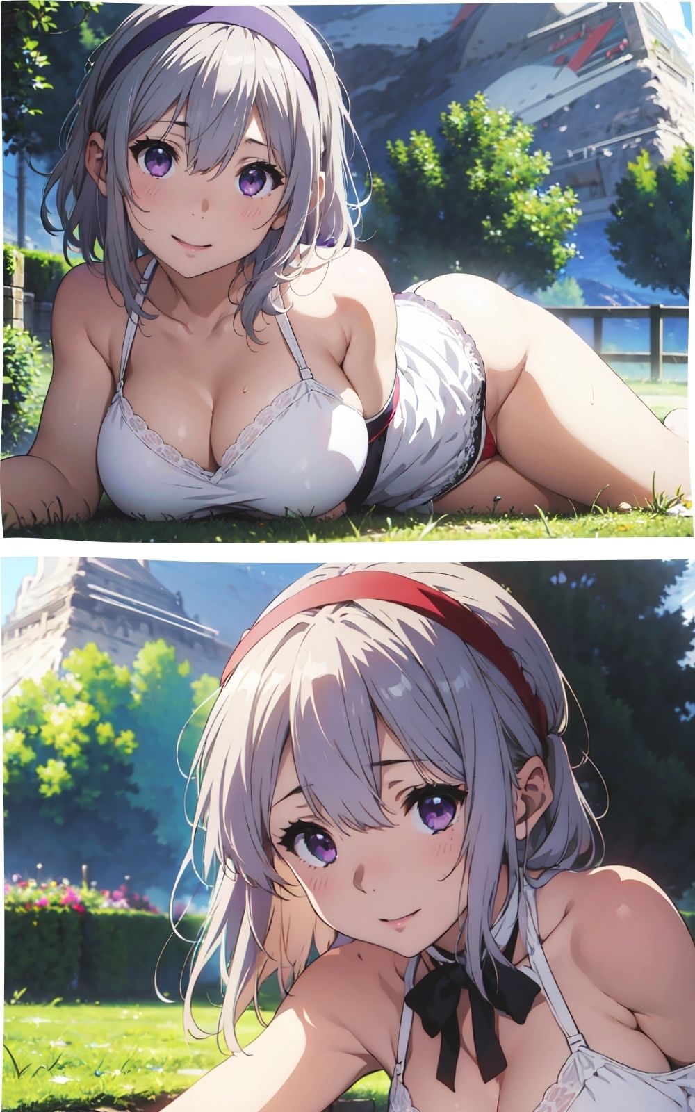 【美少女研究本】銀髪美少女 中出し日誌 サンプル4ページ目