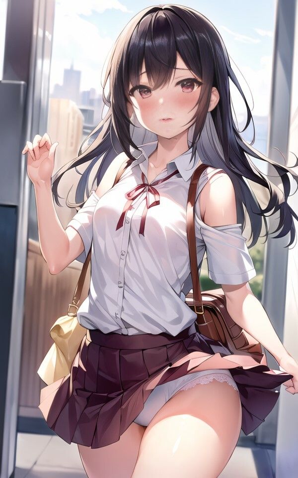 AI Artworks 通学2 サンプル3ページ目