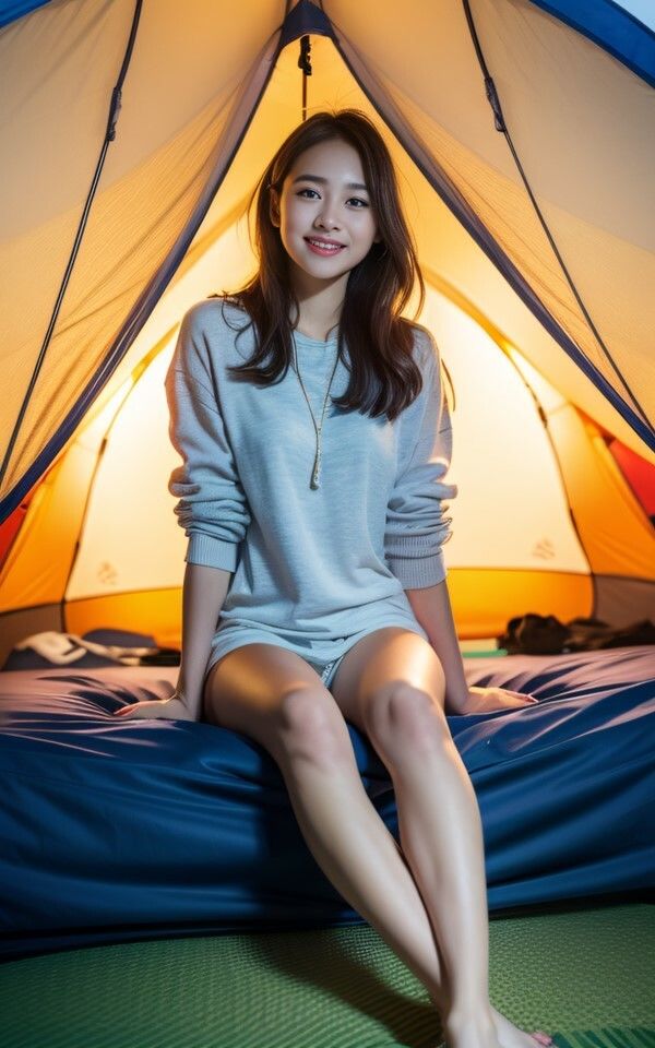 AI photobook キャンプ サンプル6ページ目