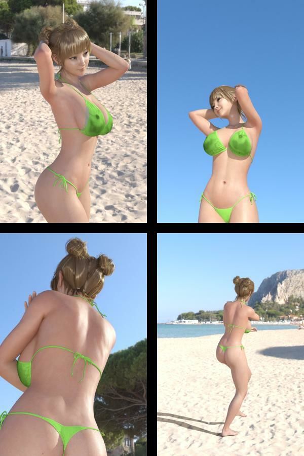 【＋All】『理想の彼女を3DCGで作ります』から生まれたバーチャルアイドル「一ノ瀬廻里（いちのせめぐり）」のグラドル撮影風写真集:Gradol_75 サンプル2ページ目