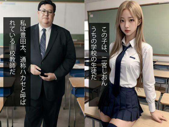 生意気ギャル女子〇生、メス堕ち公開羞恥痴●電車（セリフ付ストーリー） サンプル1ページ目