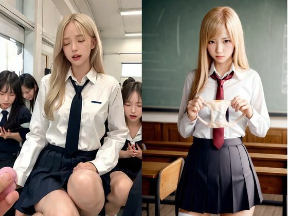 生意気ギャル女子〇生、メス堕ち公開羞恥痴●電車（セリフ付ストーリー） サンプル9ページ目