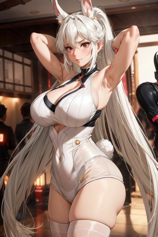 爆乳AI白髪戦士1 サンプル8ページ目