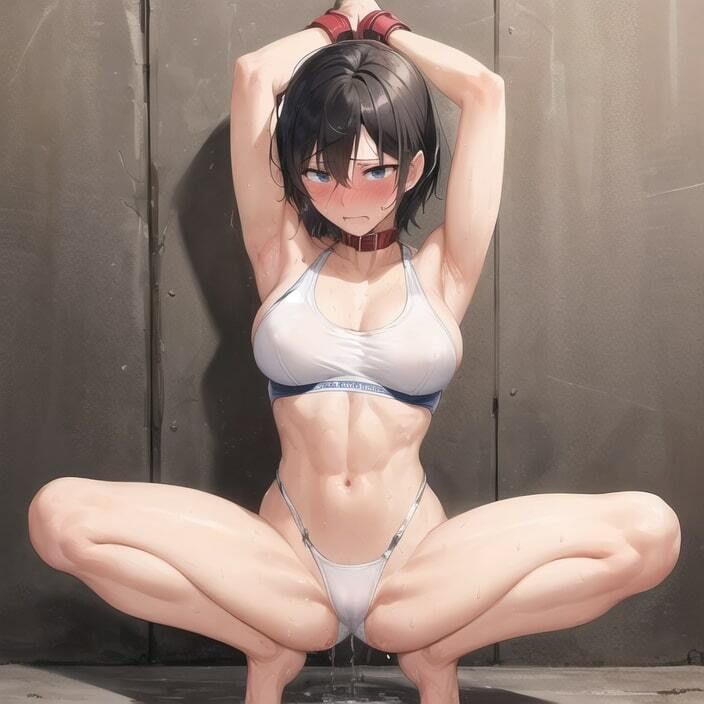 拘束されて身動きが取れないスポーツ女子たち！！ サンプル5ページ目