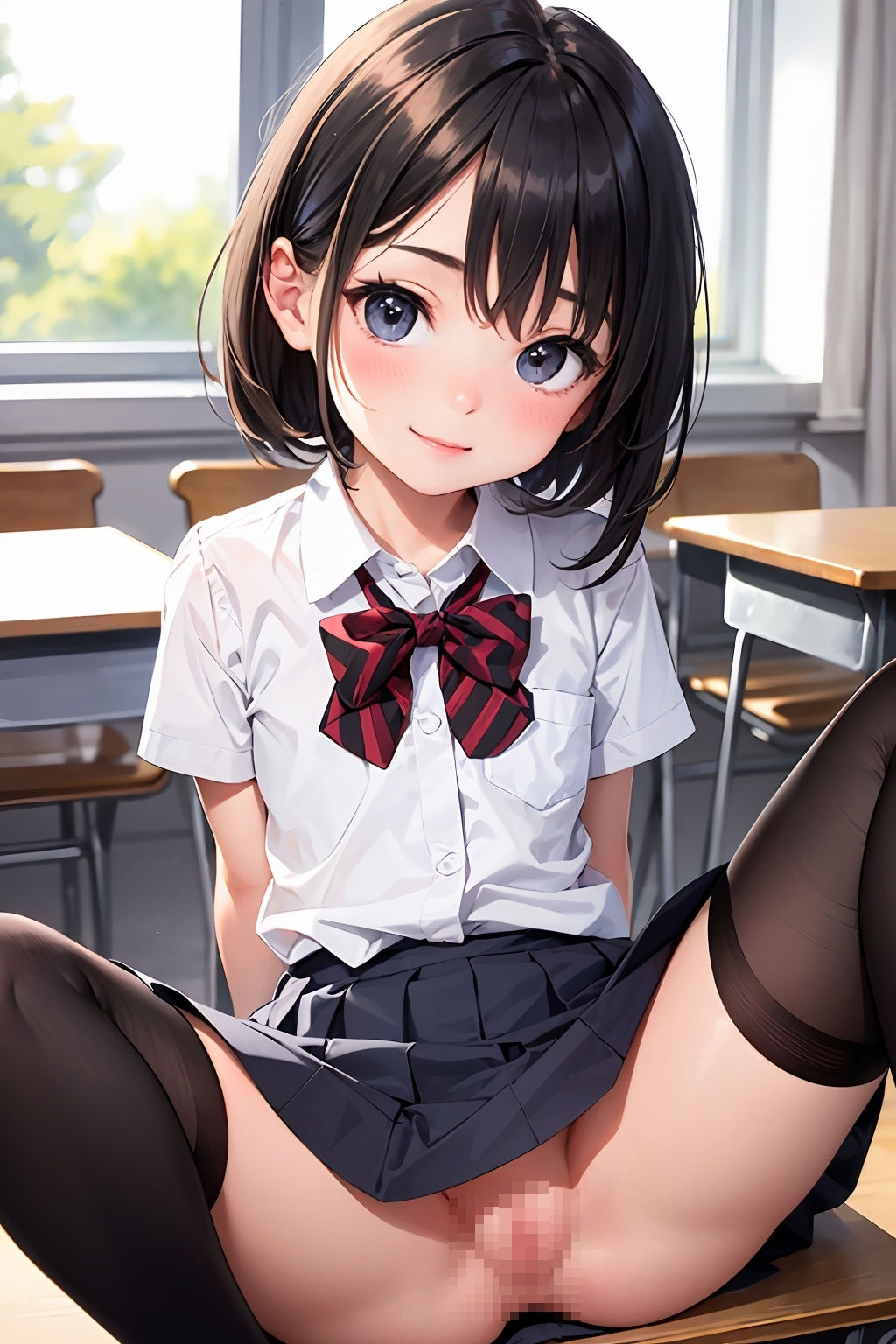 くぱぁ女子校生 サンプル4ページ目
