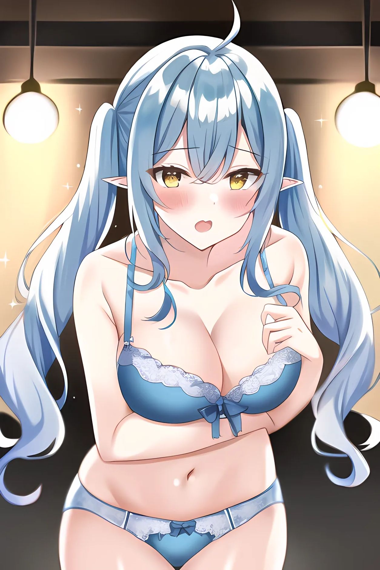 【買い切り版】バーチャル衣装故障で羞恥ワミィ（English translation included） サンプル6ページ目