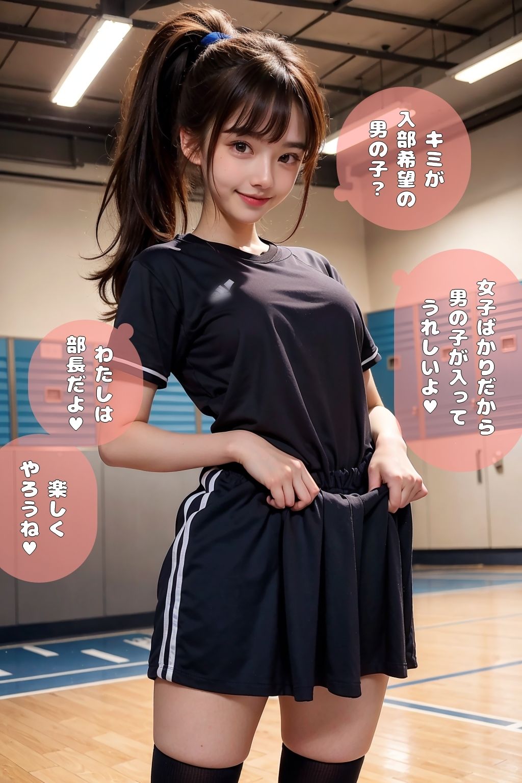 入った運動部は皆エッチだった サンプル2ページ目