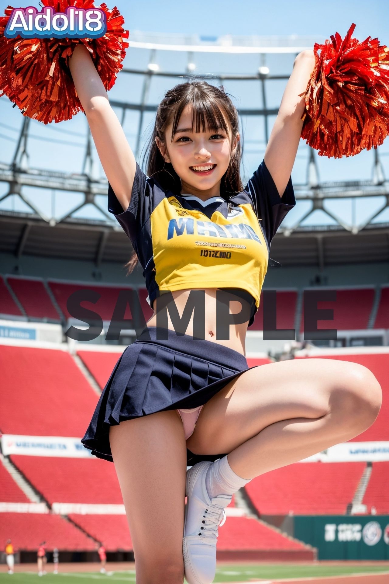 女子校生の淫乱部活【チア、バレー、新体操編】 サンプル5ページ目