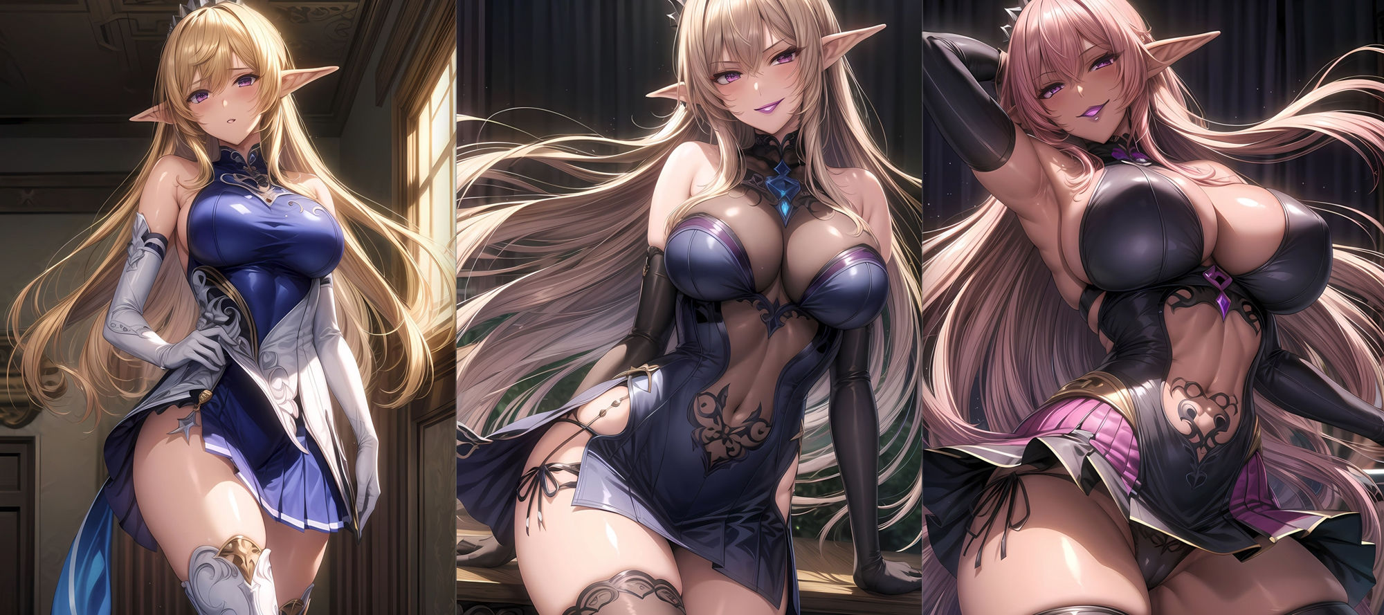 エルフ姫深層悪堕ち サンプル1ページ目