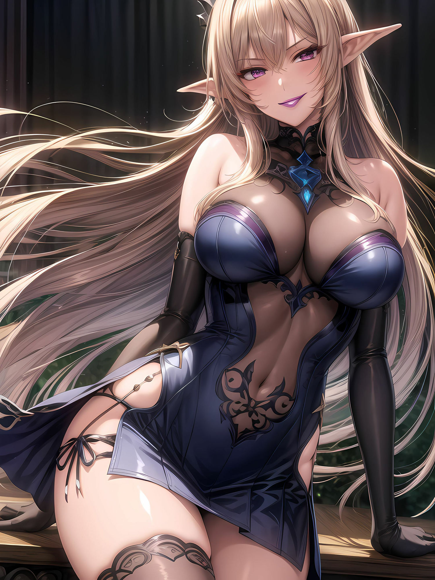 エルフ姫深層悪堕ち サンプル3ページ目