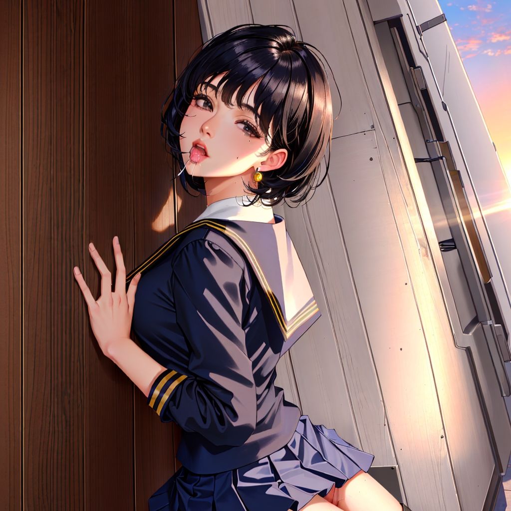 女子◯生 わからせ お仕置き フェラ顔百選＃002 サンプル3ページ目