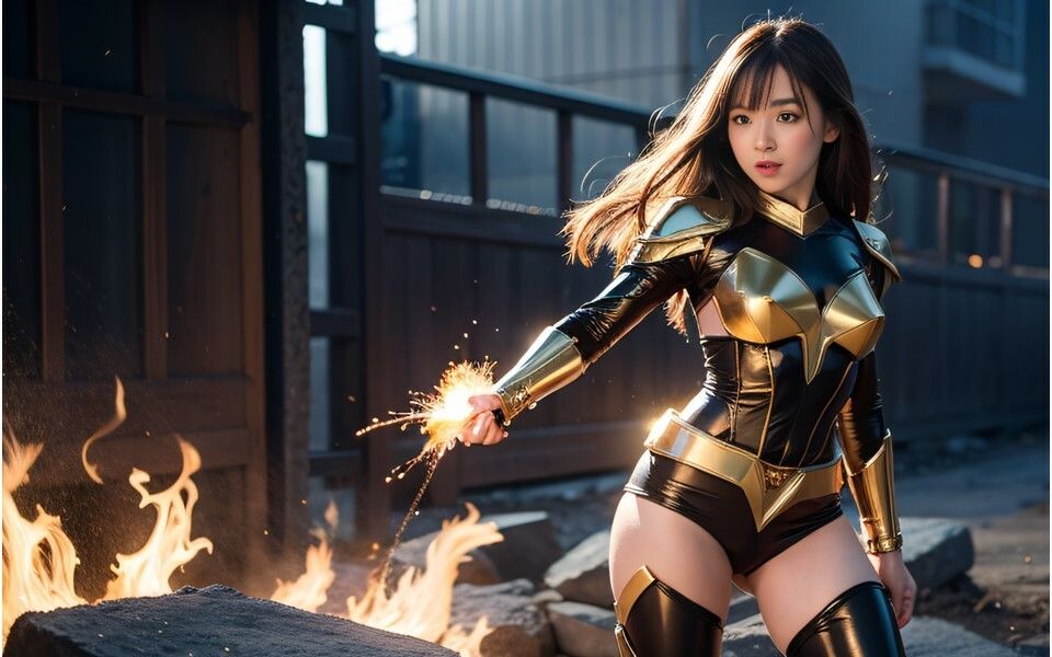 AI photobook 戦隊4 サンプル3ページ目
