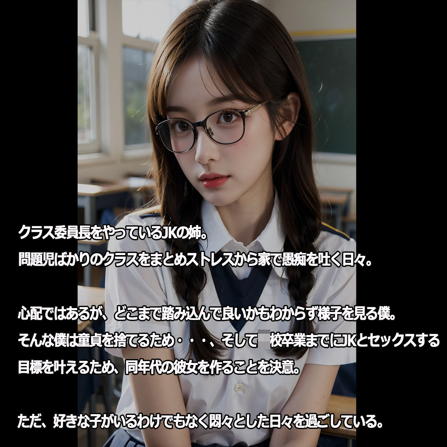 クラス委員長のJK姉が僕のチ〇コで日頃のストレスを発散してくる サンプル1ページ目