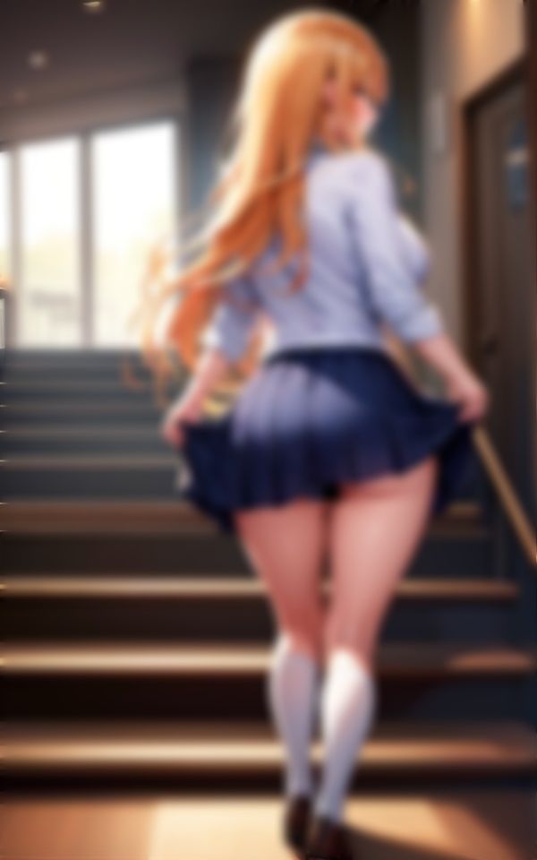 お尻露出学園/私たちはの制服は超ミニスカートでノーパンかTバックです サンプル4ページ目