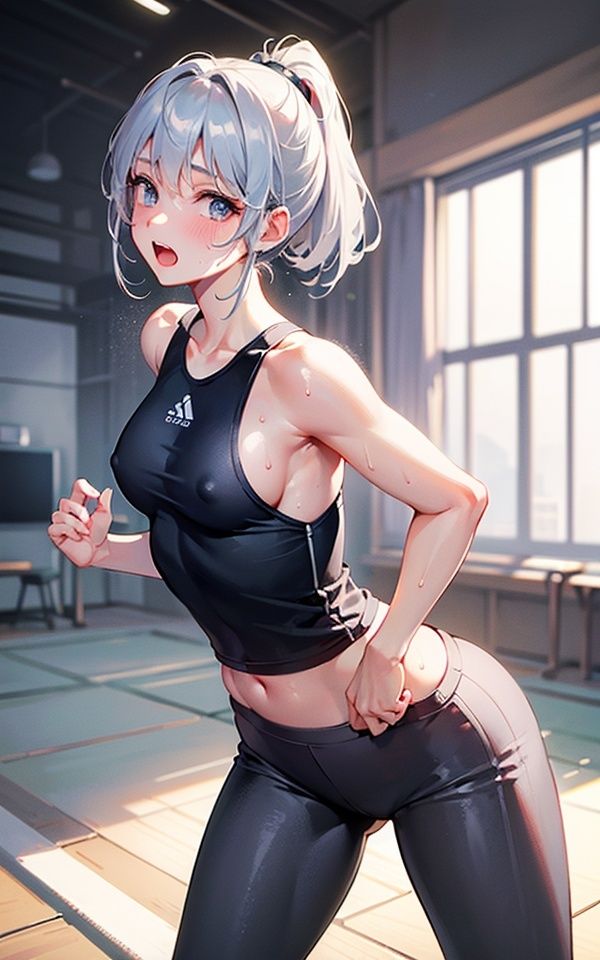 後で私の汗...全部舐めてくれる？ サンプル2ページ目