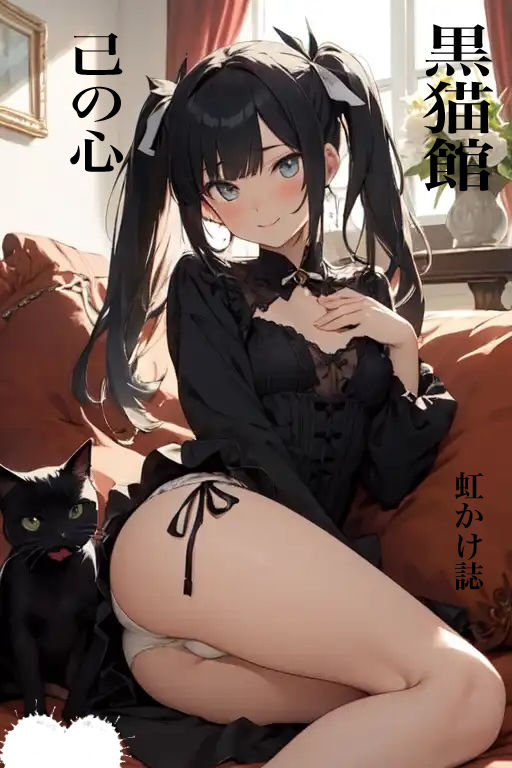 虹かけ誌 黒猫館 イラスト集 己の心 サンプル1ページ目
