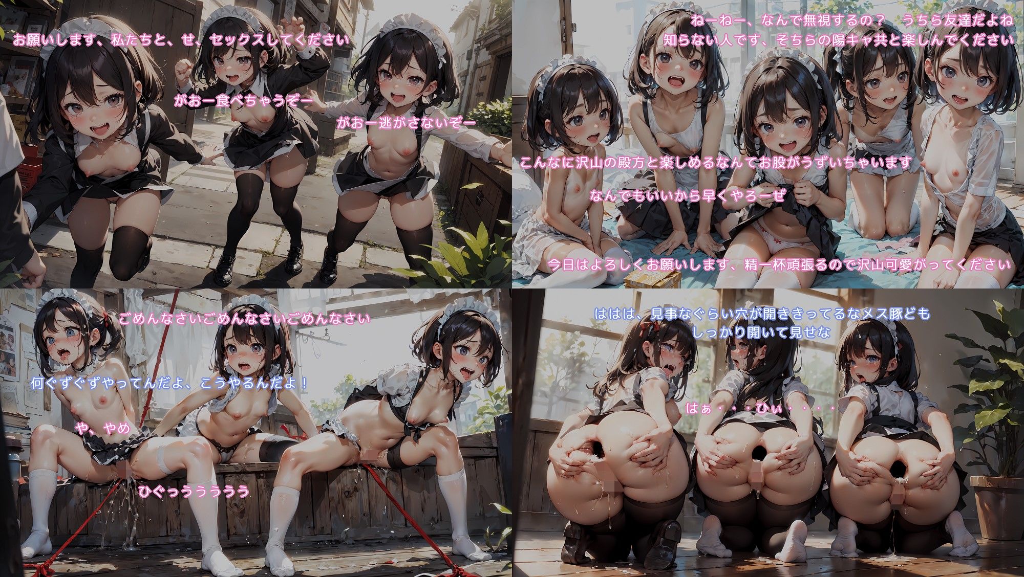 メイドさん達の日常 サンプル3ページ目
