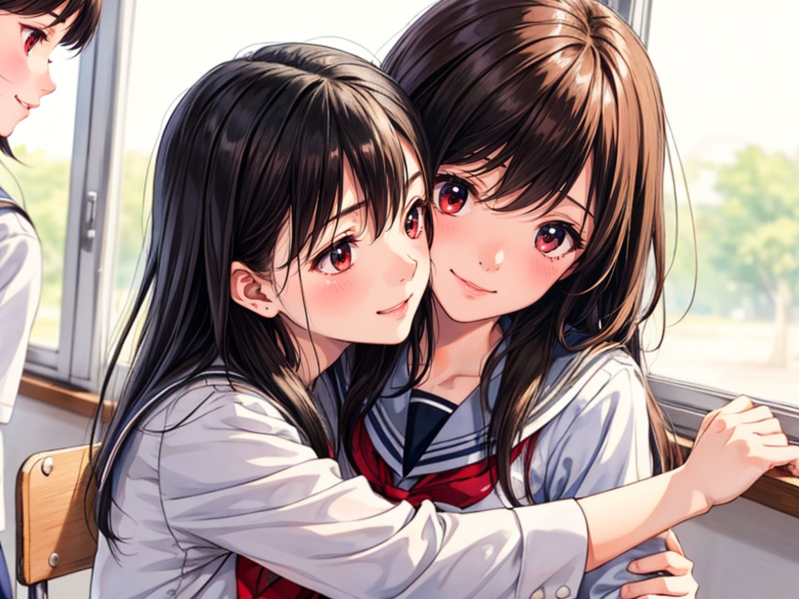 百合好きのためのイチャイチャ本 サンプル1ページ目
