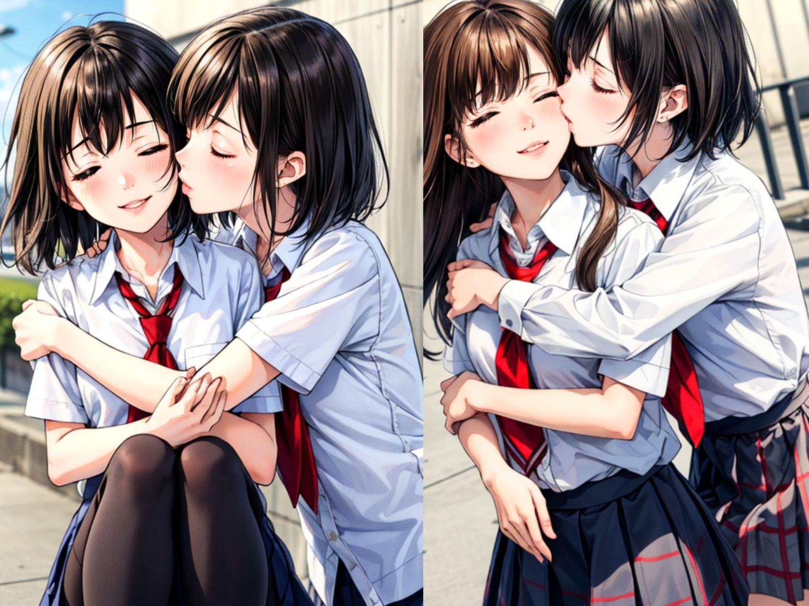 百合好きのためのイチャイチャ本 サンプル3ページ目