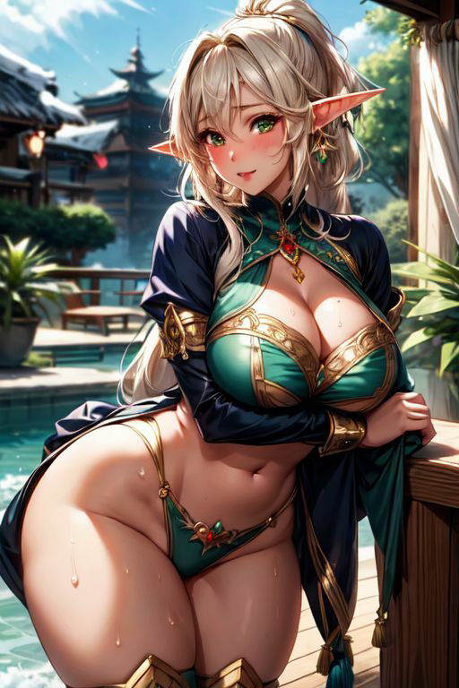 爆乳AIエルフ戦士1 サンプル10ページ目