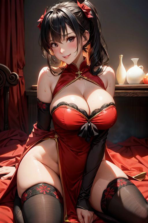 爆乳AIどすけべチャイナドレス1 サンプル8ページ目