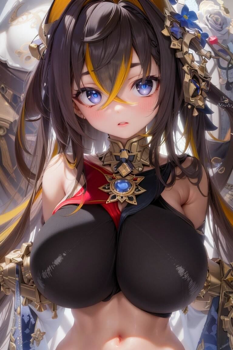 巨乳原神コスVer.mini2 サンプル1ページ目