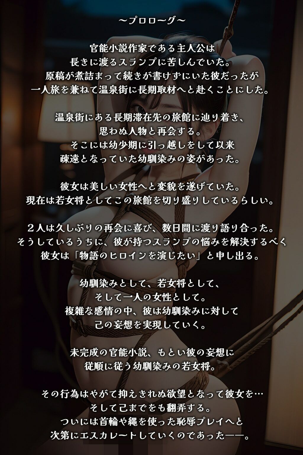 温泉旅館で妄想を実現してくれる若女将（前編） サンプル1ページ目